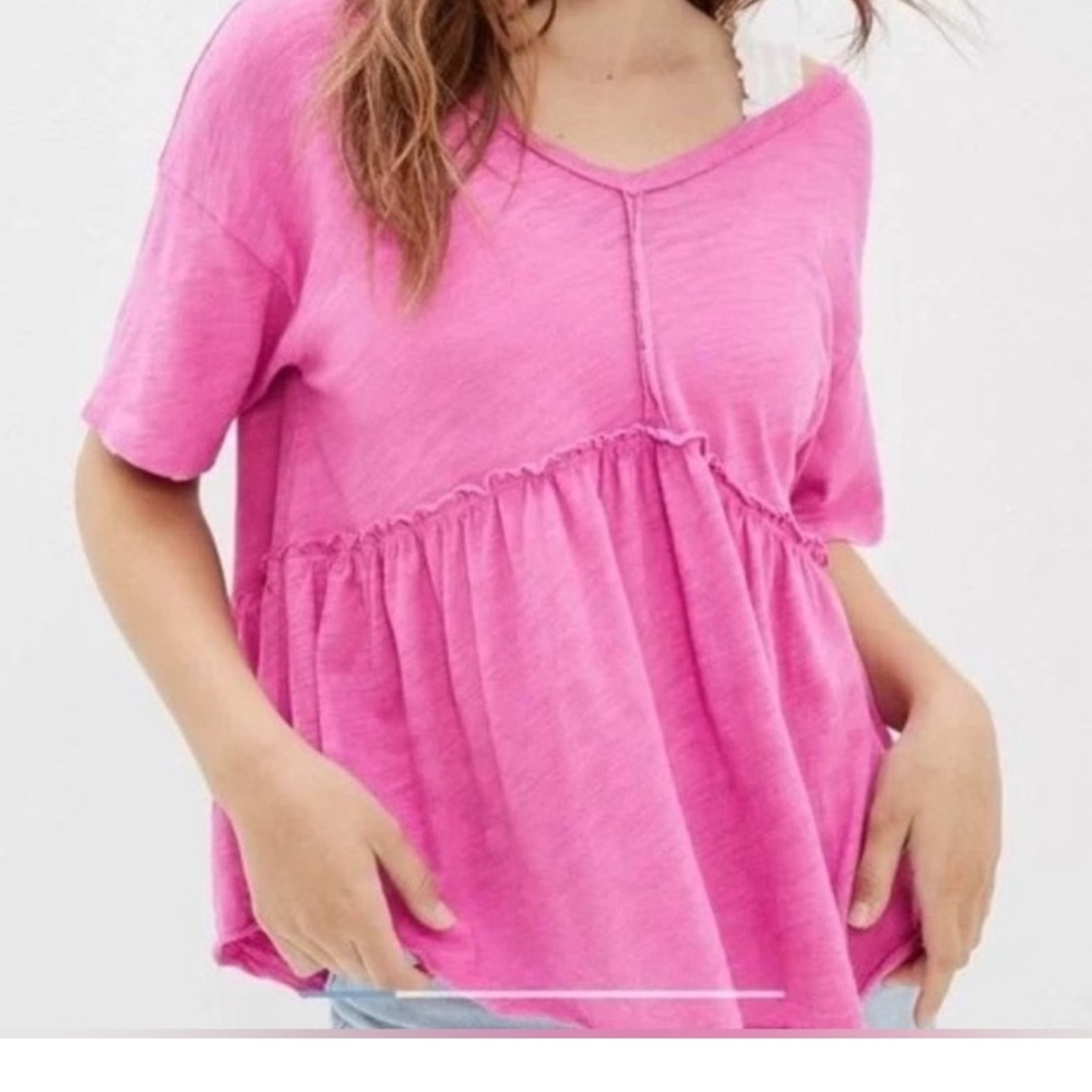 American Eagle Oversized, Short Sleeve Top